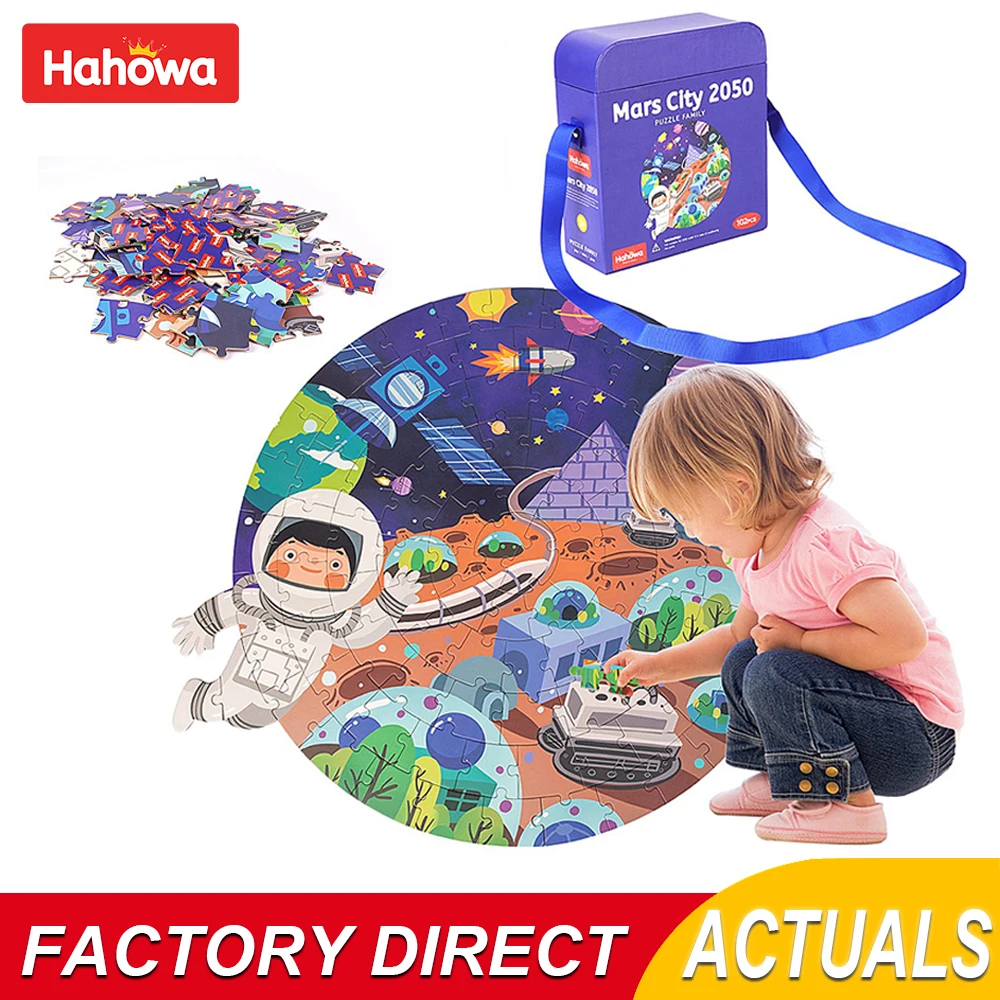 

Мини-пазл для изучения космоса, планета, плоская Земля, круглая ракета, глобус, детские головоломки, детские развивающие игрушки для детей