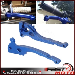 1 Pair For Yamaha JOG 50 100 RS 50 100 Motorcycle Scooter Blue Brake Clutch Lever Aluminum Motorbike Accessories Cafe Racer