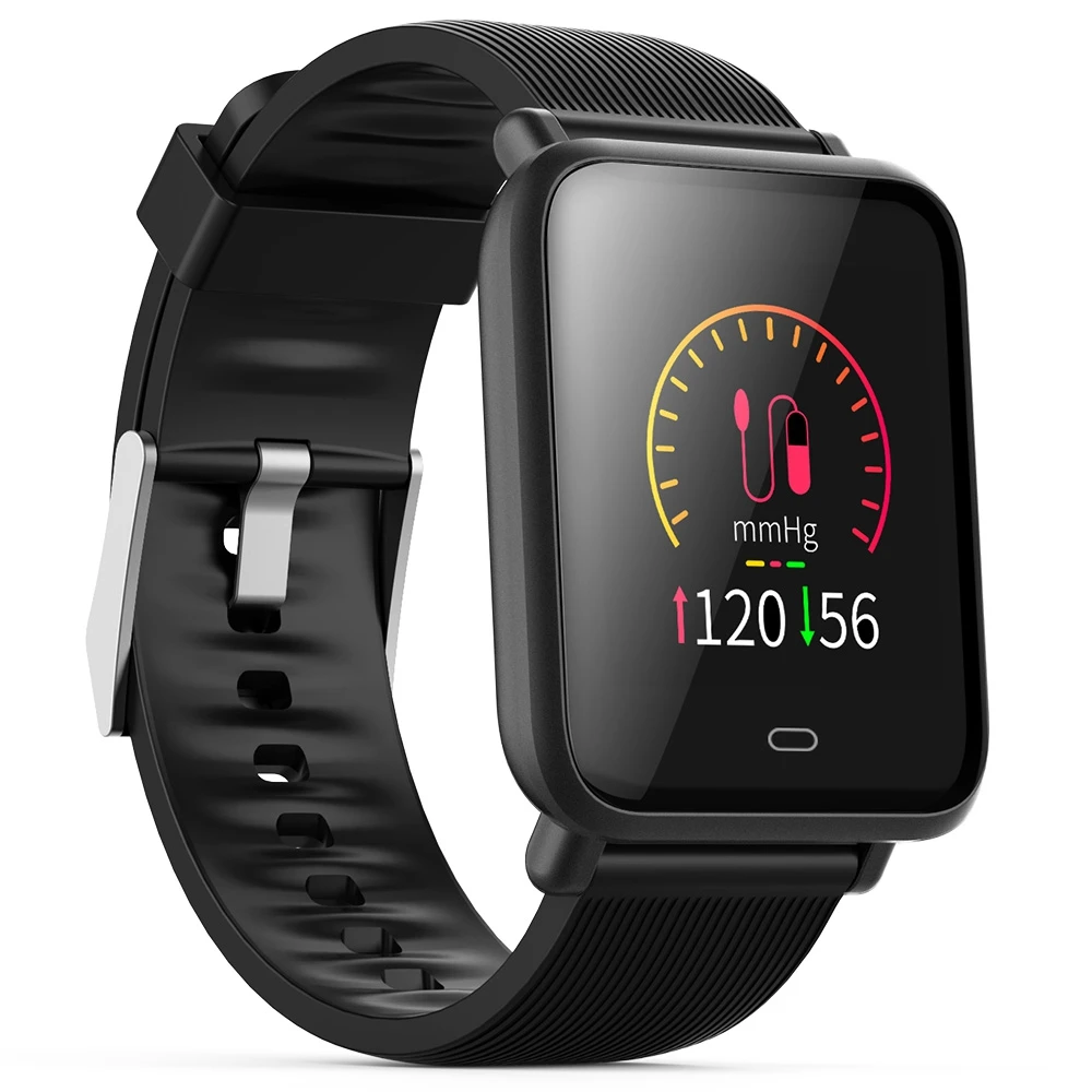 Q9 Colorful Screen Waterproof Sports Smart Watch for Android / iOS with Heart Rate Monitor Blood Pressure Functions