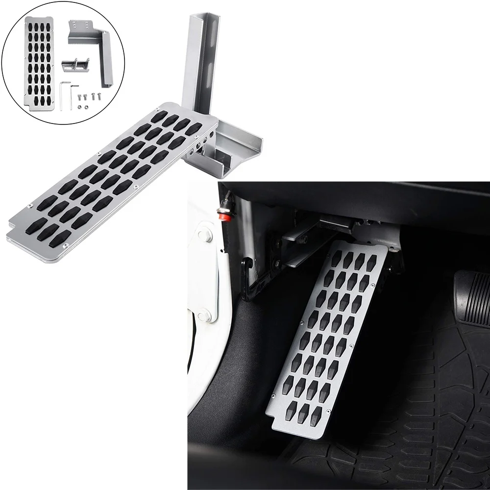 Rutsch feste linke Fuß stütze Pedal Pad Kit Zubehör passend für Jeep Wrangler JK 2015-2018 2007 2016 Auto modifizierte Pedal zubehör