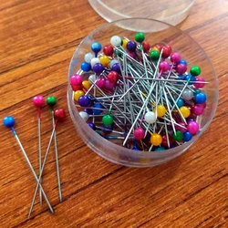 160pcs/lot Colorful Pearl light locating pins DIY patchwork sewing pins positioning needle garment accessory Sewing Tools