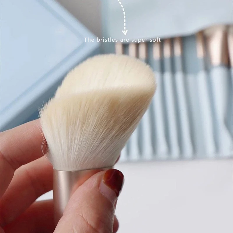 10 Pcs Mini Travel Portable Soft Makeup Brushes Set Eye Shadow Foundation Powder Eyelash Lip Concealer Blush Make Up Brush Set