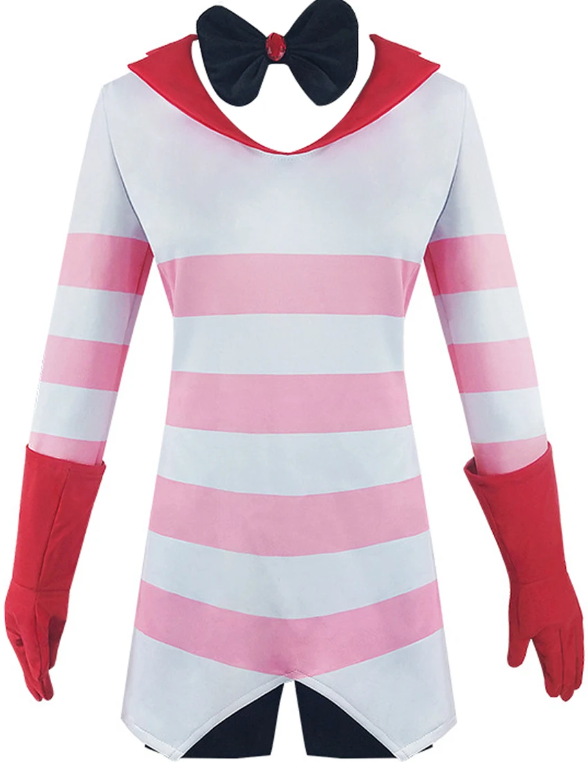 

Anime Hazbin Hotel Dust Angel Cosplay Costume Uniform Women Girls Birthday Party Dress Carnival Halloween Clothes Custom Made