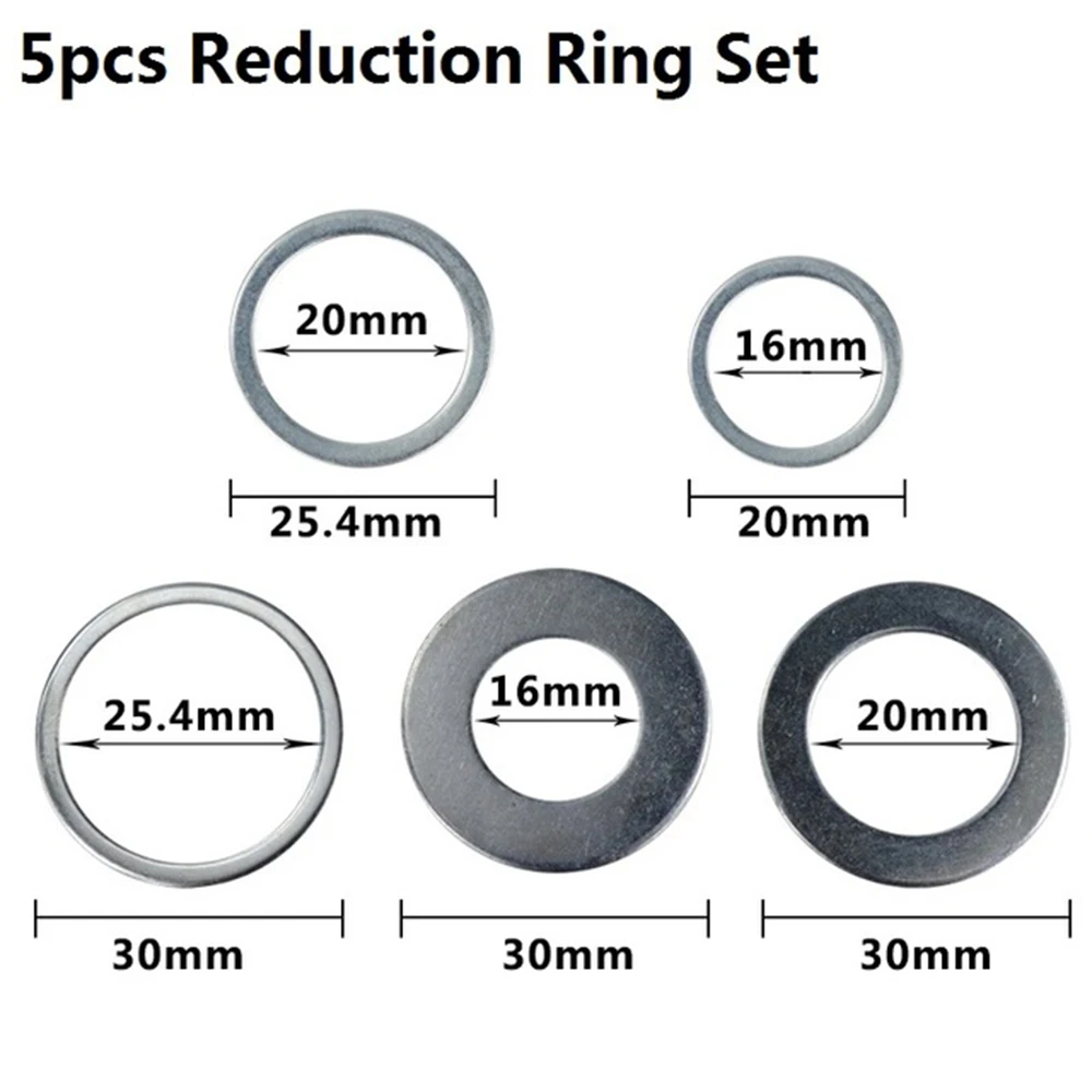 2pcs 16mm-30mm circular saw blade cutting ring tct carbide  disc conversion  woodworking tools