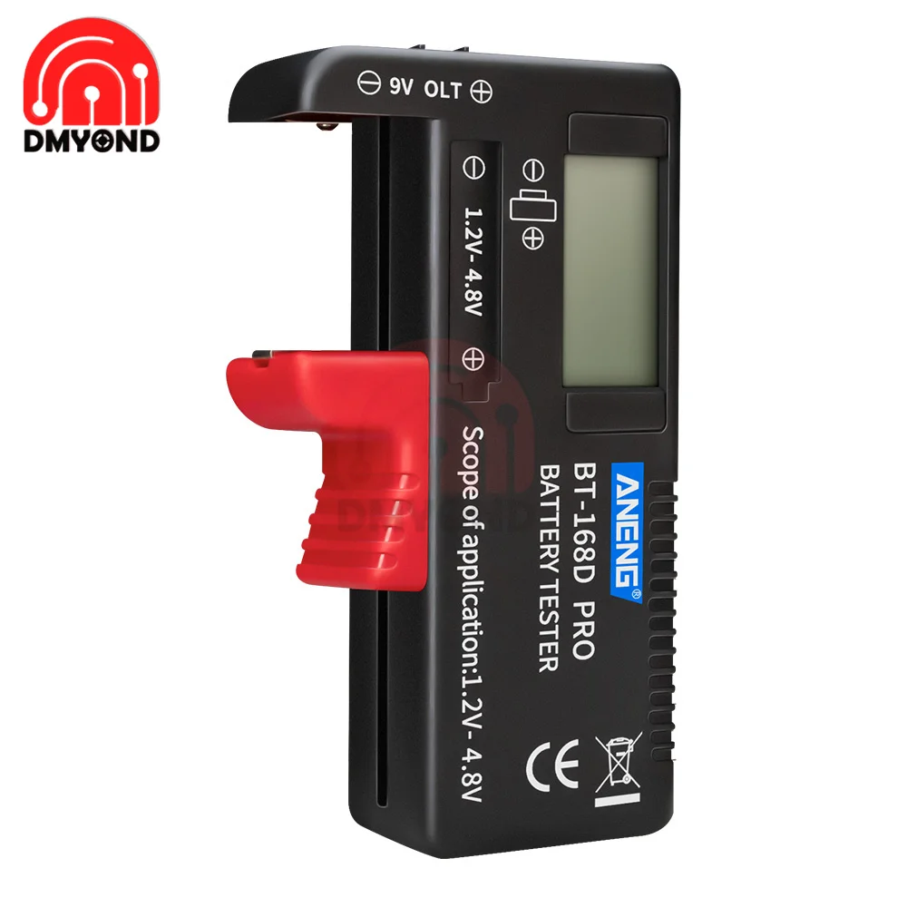 Bt-168 Pro Digital Display Battery Tester can Measure 18650 Batteries