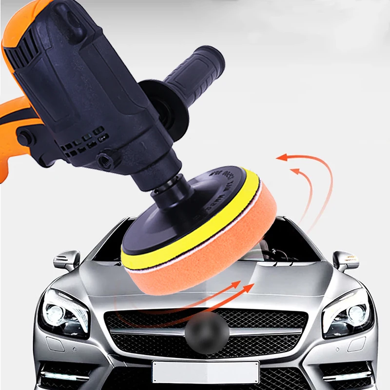 LUCHSHIY Car Polisher Machine 980W Electric Auto Polishing Machine Power Tools Set Adjustable Speed Sander Waxing Grinding Tools