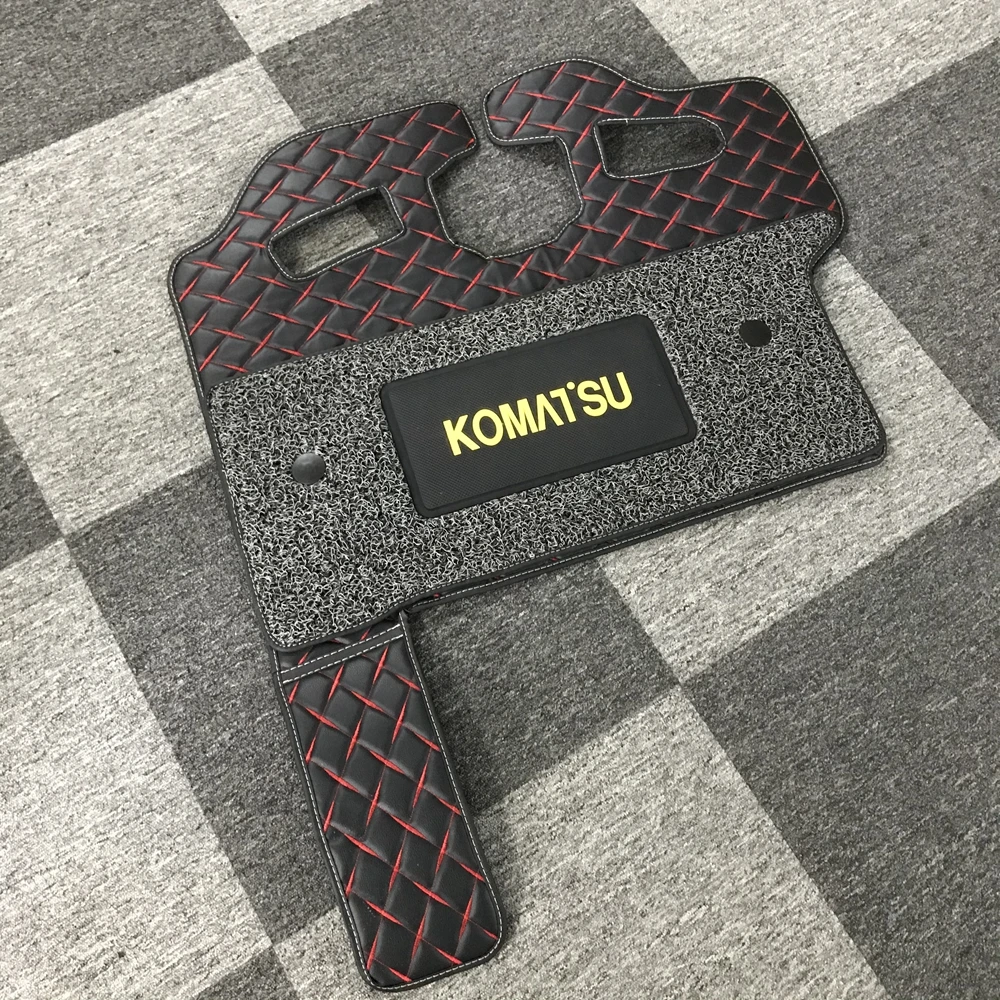 Suitable for Komatsu PC200-7 New Model PC360-7 Excavator Glue Cab Mats, carpeting for  Komatsu Machinery clean and washab