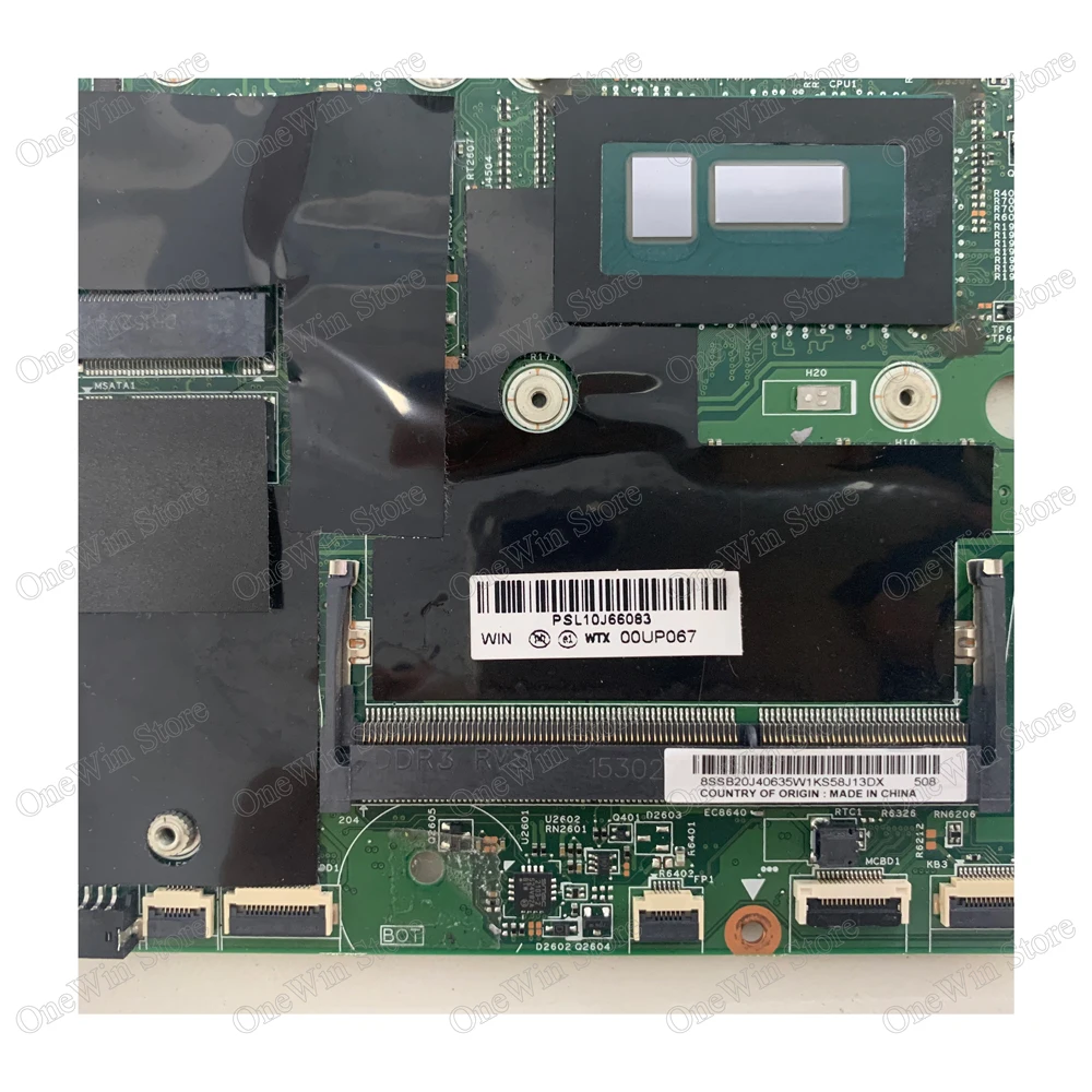 Imagem -02 - Placa-mãe para Notebook Ioga 14 20dm 20dn Lenovo Thinkpad Segundos mb 20042 Fru 00ht860 00up067 Cpu 13323 m