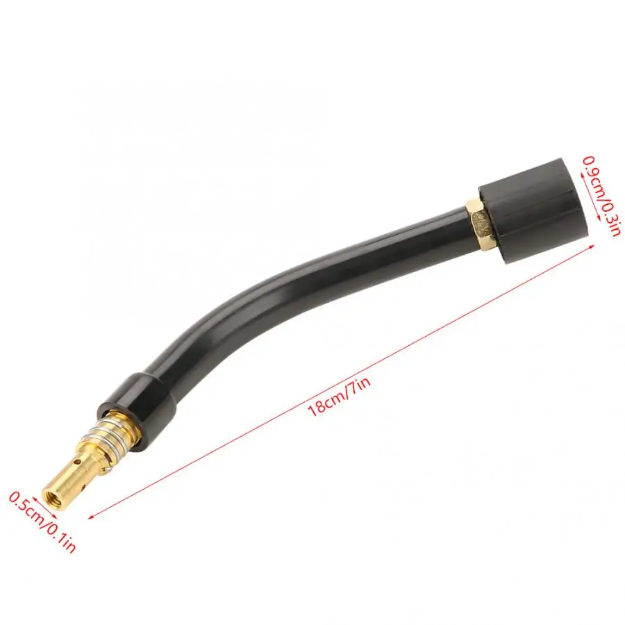 Welding Torch Swan Neck MIG Welding Torch Welder Fit for Binzel 15AK Welding  Goose Neck Bend Welding torch Equipment 