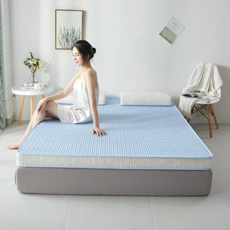 latex sponge filling Mattress Floor mat Foldable Slow rebound Tatami Cotton Cover Bedspreads thickness Twin King Queen Size