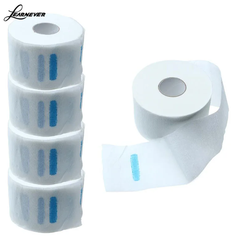 Professional Disposable Stretchy Neck Paper Roll For Barber Bib Tools Paper Falling Styling Neck Salon Prevent Hair