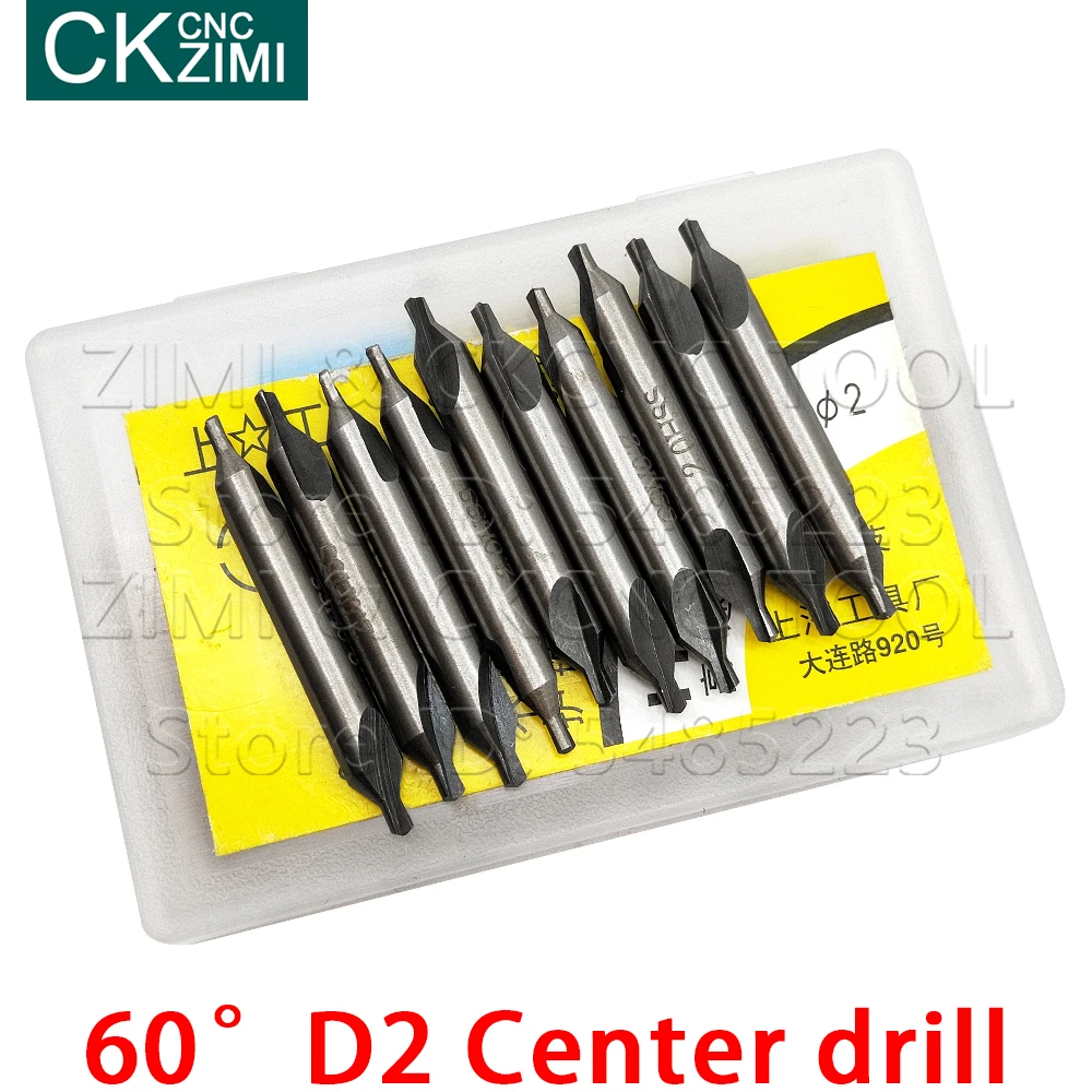 Herramientas de aparejos de molino de torno central combinado de acero de alta velocidad HSS, juego de brocas avellanadoras de 60 grados de 2 mm para accesorios de herramientas eléctricas