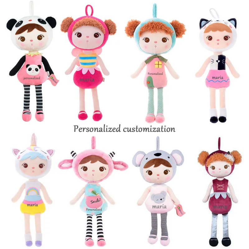 New Original Metoo Doll Cartoon Stuffed Animals Soft Plush Toys for Birthday Children Gifts Personalised Customized Name