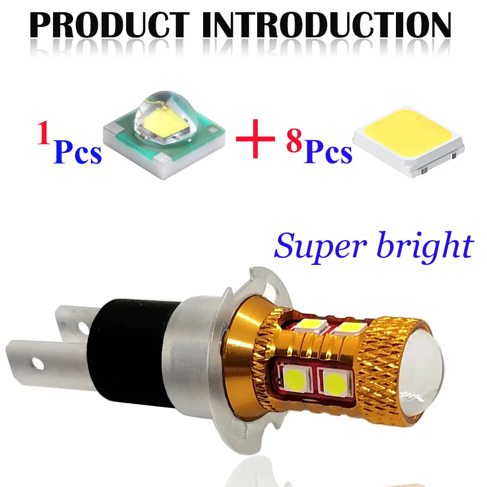 2PCS H3C Car Lights Fog Lamp H3 Super Bright 3030 9SMD 1200LM Day Lamp Driving Day Running Lamp Car Headlight White 12V