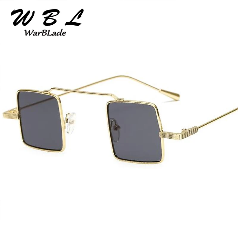 

WarBLade Retro Sunglasses Women Men Small Square Sun Glasses Ladies Clear Red Blue Mirror Goggle Punk Eyewear High Quality