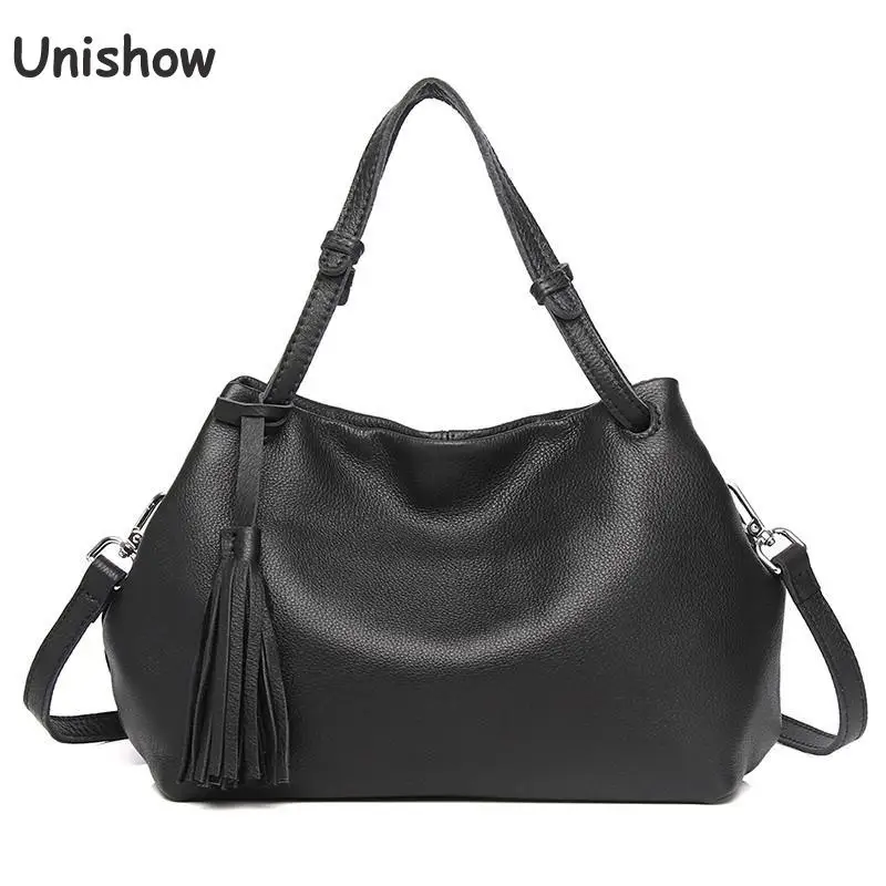 Natural leather Women Bag Luxury Soft Cowhide Lady Handbag Brand Genuine Leather Women Shoulder Crossbody Bag Casual Totes Purse