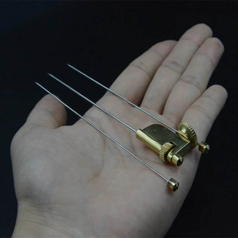 Contemplator 3 Sizes Needles Attachment Tube Fly Adapter Fly Fishing Widgets 1set Tapered Needle Tube Brass Fly Tying Tools