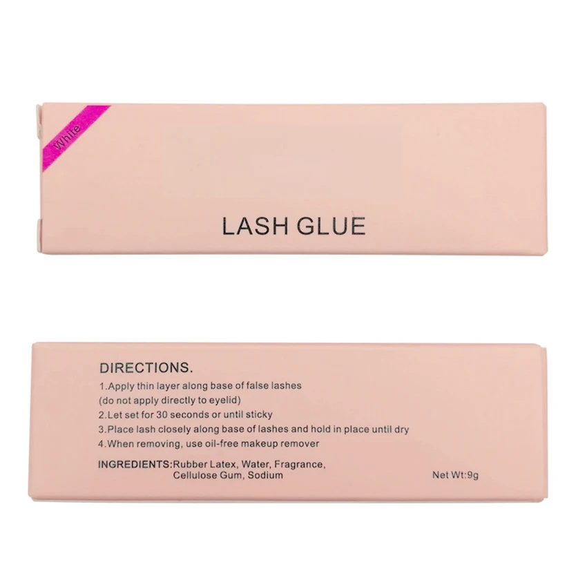 Professional Eyelash กาว Super Strong Hold สำหรับขนตาปลอม Lash กาว,กาวติดขนตาสีขาว/สีดำ,9Ml