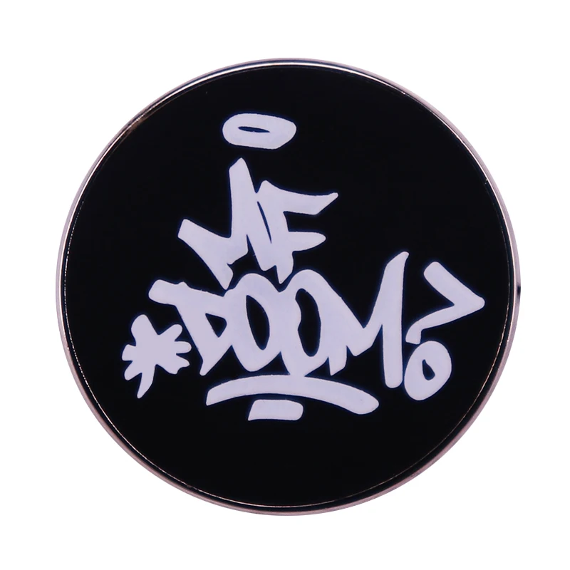 Insignia de hip hop de los años 90 de MF Doom Pin KMD Jay Dee J Dilla