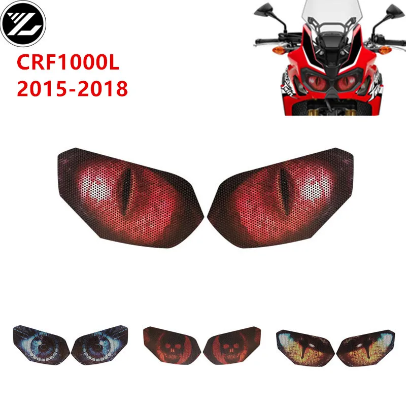 

For Honda CRF1000L Afrika Twin 2015-2018 2016 17 Motorcycle accessories headlight protection sticker headlights eye body sticker