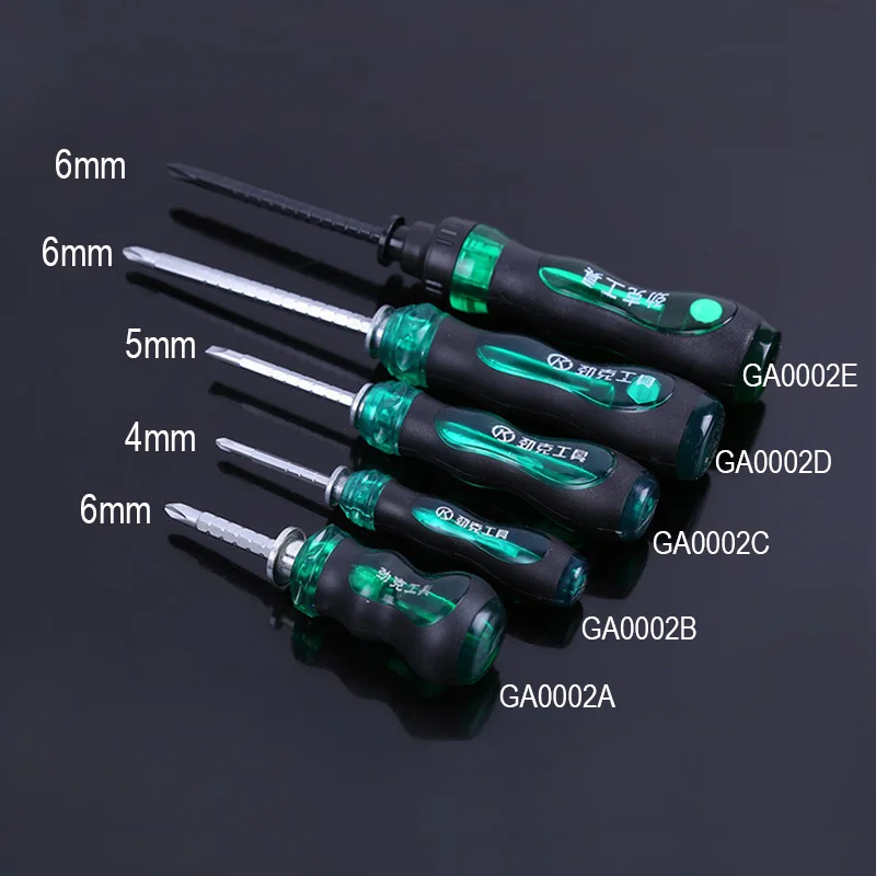 Adjustable Ratchet Screwdriver Slotted Screwdrivers elescopic Screwdriver Detachable Double Head Screwdriver Chrome Vanadium