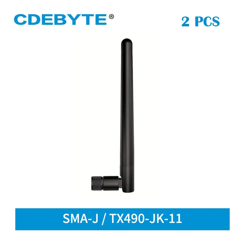 

2pcs/lot 490MHz 2.5dBi Wifi Antenna High Gain Omnidirectional Rubber Antenna TX490-JK-11