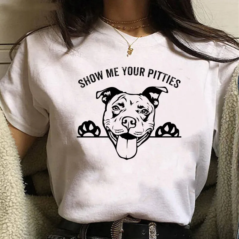 2021 Kawaii French Bulldog T Shirt Women Summer Tops Funny Bull Terrier Graphic Tees Anime Cartoon T-shirt Female Tshirt tops