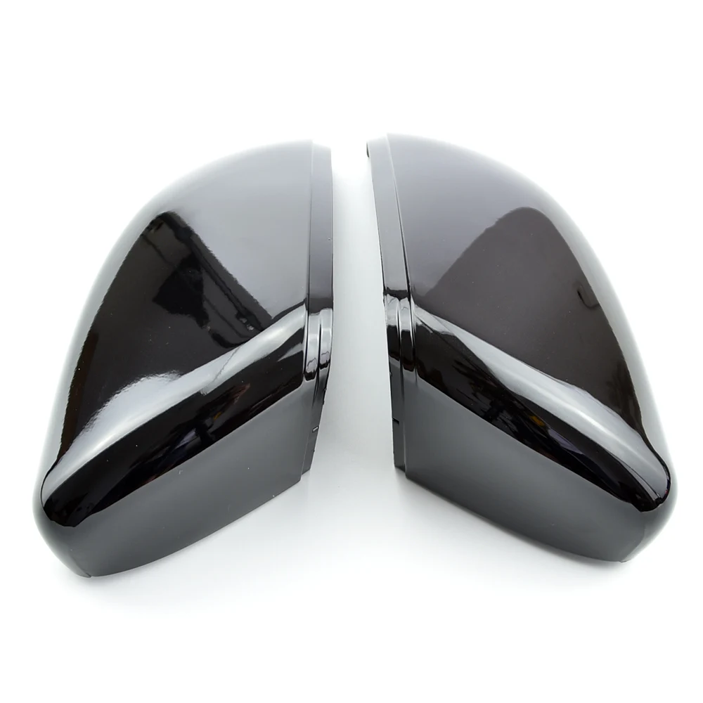 

Rear Mirror Cover Wear Resistant Glossy Compact Durable Rearview Mirror Shell 5K0857538 5K0857537 for VW Golf 6 MK6 09-12