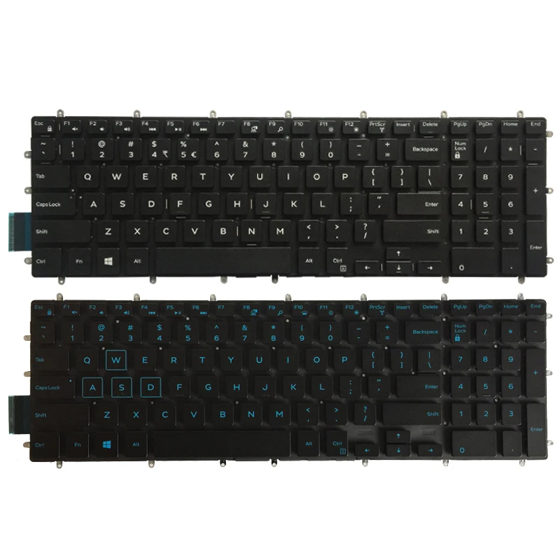 US New laptop Keyboard for Dell 15 5565 5567 5568 17 5765 5767 without Backlit keyboard