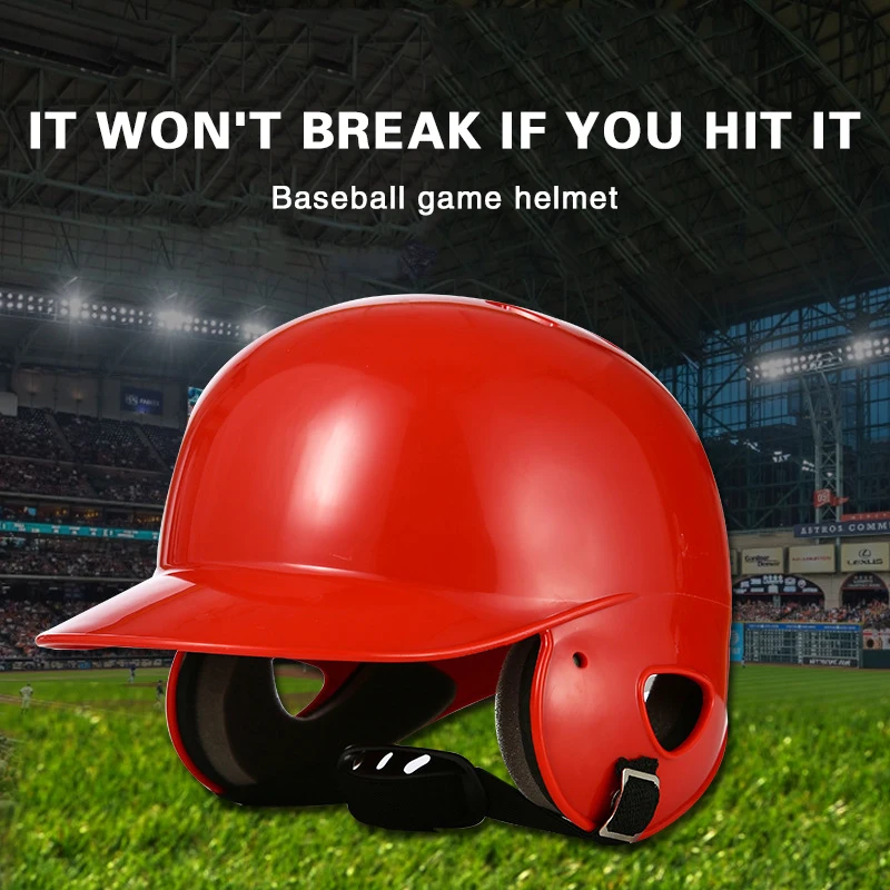 Baseball Helmet Adult Teenager Kids Softball Strike Helmet Baseballs Match Training Head Protection Ears Head Face Baseball Hat