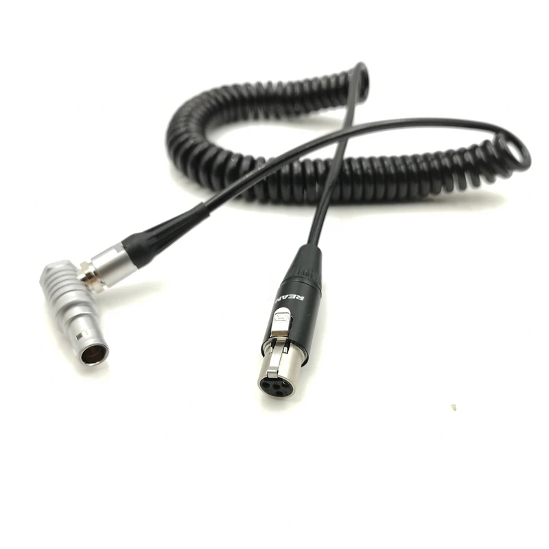 12V 2pin zu 4pin Mini XLR Female Power Kabel für ARRI zu TVlogic VFM-056W Monitor – Detail 3
