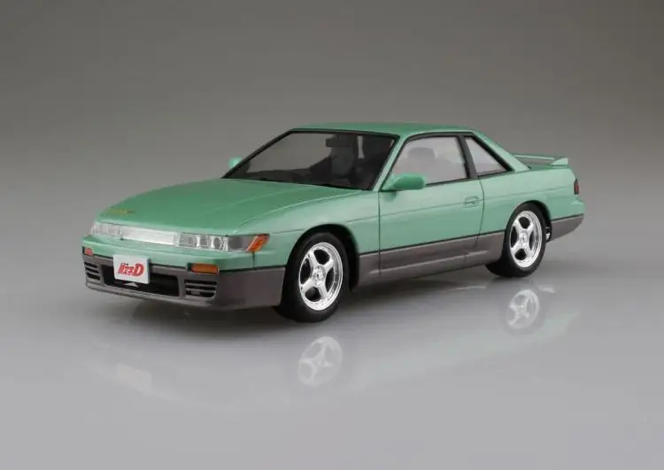 1/24 AOSHIMA Plastic Assembled Car Model Toy Lnitial D S13 Silvia Adult Collection DIY Assembled Model Kit #05735