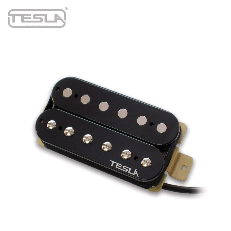 Tesla PLASMA-X1 Humbucker Alnico Guitar Pickup, Gold Color, Neck or Bridge Position