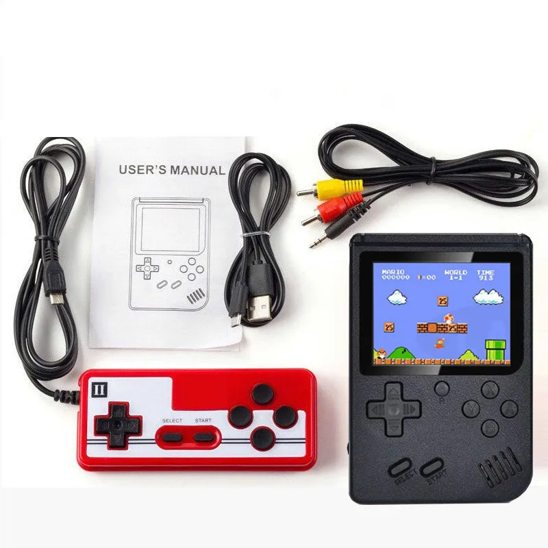 Portable Game Console  Retro Mini   Console Handheld Video Game  8 Bit Games 3.0" Player for Kids  Christmas Usb Gift