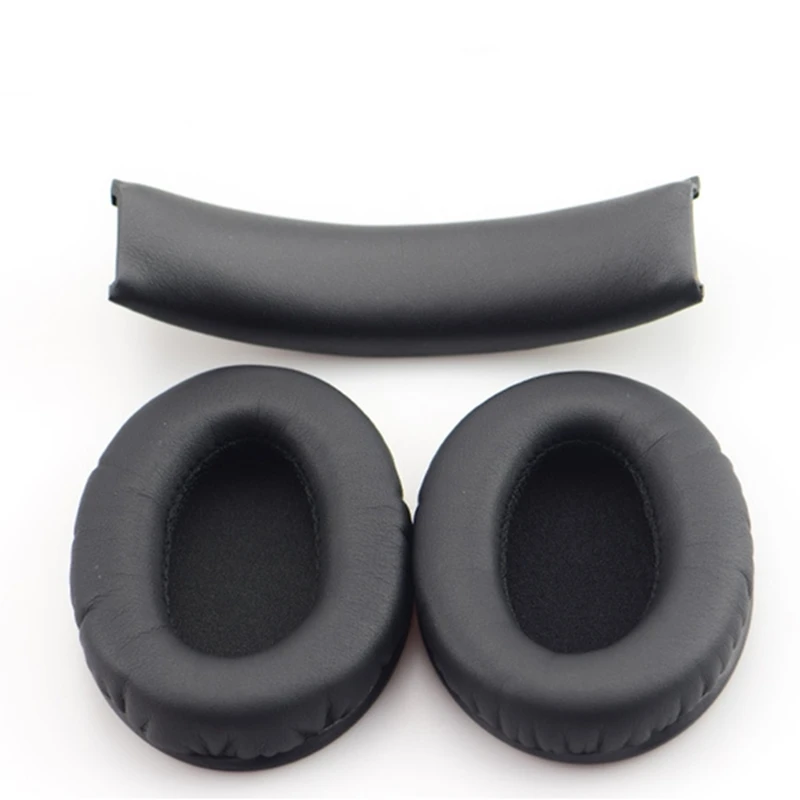 Replacement Ear Pads Headband Cushion for Beats By Dr Dre Studio 1.0 Headphone White/Black GDeals Earmuffs