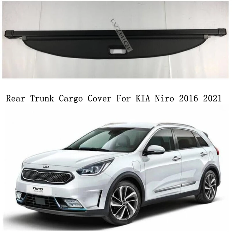 For KIA Niro 2016 2017 2018 2019 2020 2021 Rear Trunk Cargo Cover Privacy Screen Security Shield Shade High Quality Accessories