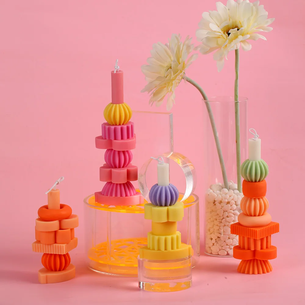 Stackable Candle Mo… - image