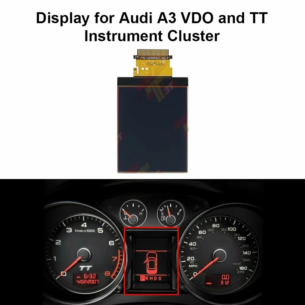 

Display A2C00045566 for Audi A3 VDO and TT Instrument Cluster