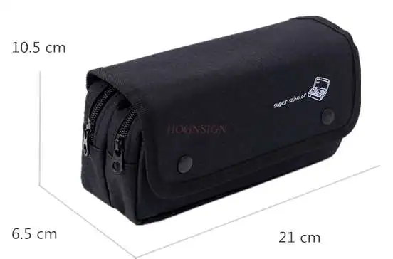 school children pencil case students Canvas high-capacity multi-layer high school students junior high school children pencil