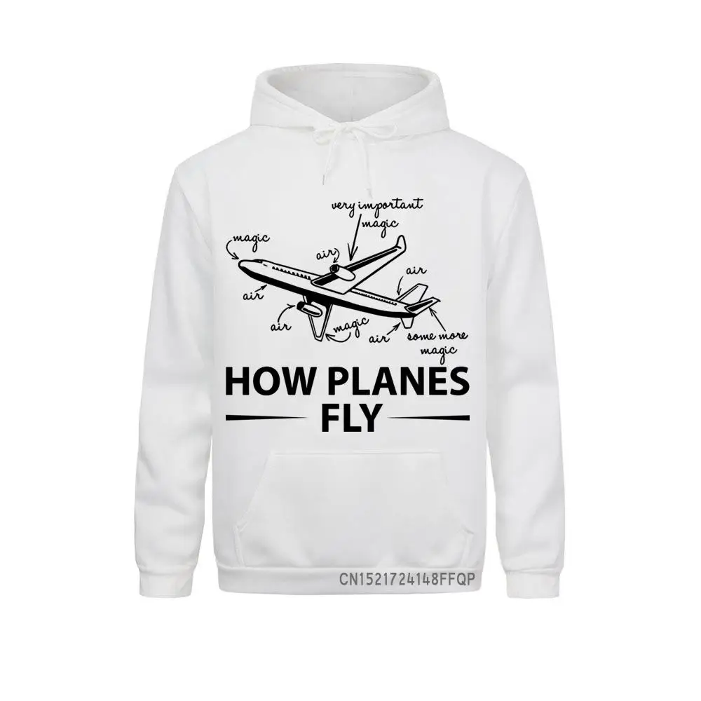 

How Planes Fly Sweatshirt Funny Aerospace Engineer Pullover For Men Pocket Hoodie Pocket Fashion Harajuku High Quality