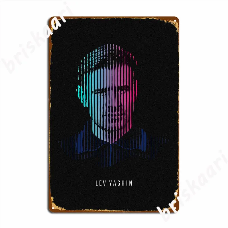 Lev Yashin Metal Plaque Poster Cinema Living Room Create Kitchen Plaques Tin Sign Poster