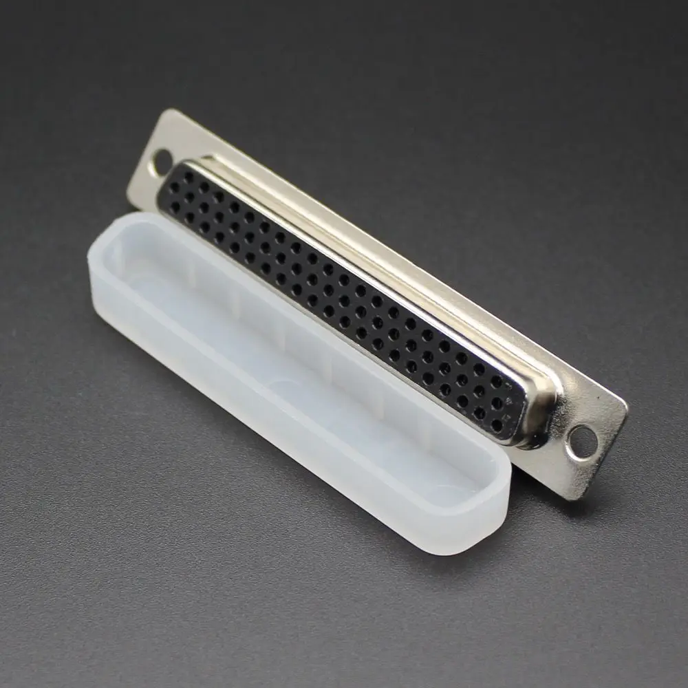 3-rzędowa męska osłona przeciwpyłowa DB62, złącze VGA Pin, antykorozyjna wtyczka antykorozyjna, 100 szt.