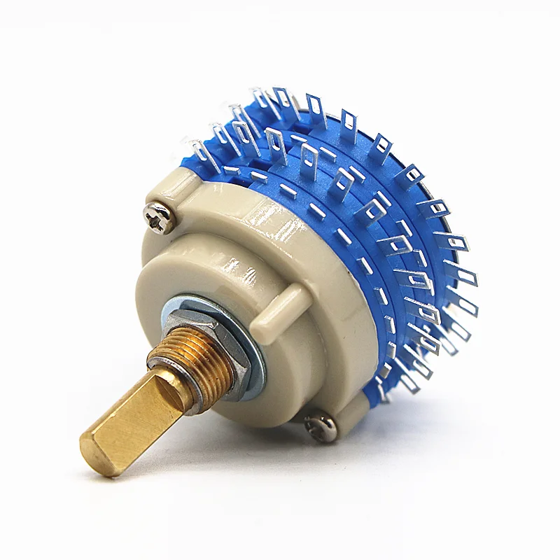 Versiegelt Rotary WaveBand Schalter 2x24 2-Schicht 24 Getriebe KXM-2-15 Einreihige Gemeinsame Pin 1PC – Detail 4
