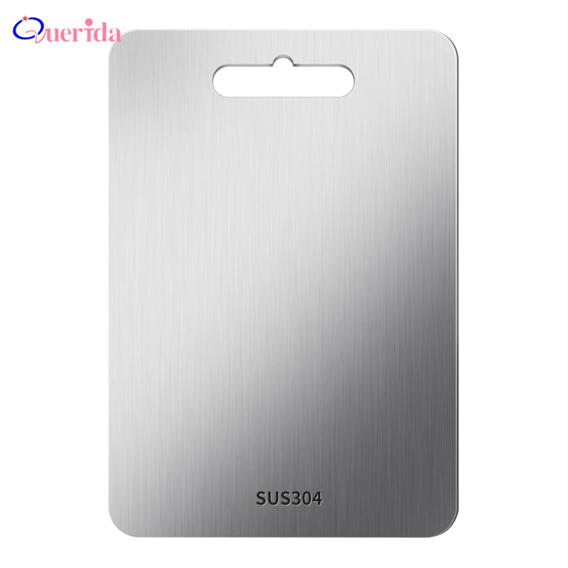 

New Anti Bacterium 304 Stainless Steel Cutting Board Cut Vegetables Fruit Non-slip Mats Chopping Board For Kitchen Accessories