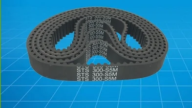 S5M225/255/270/285/295/300 STS gumowy pasek rozrządu czarny 1pc