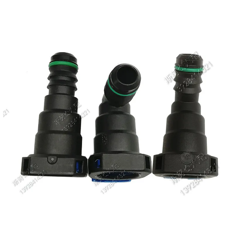 11.8mm 燃料ラインクイックコネクタ、シングルロック付き 11.8 ID8 燃料パイプ継手、自動車用プラスチックメスコネクタ、1個