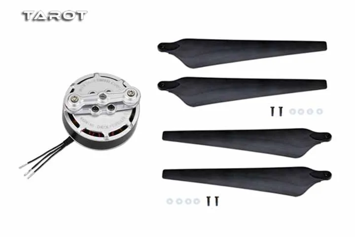 

Tarot 6012/132KV Martin Long Endurance Brushless Motor with Propeller set TL3009 For fix-wing drone