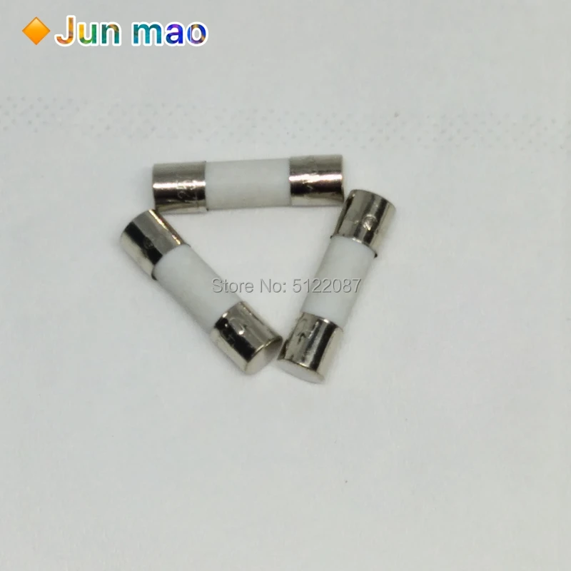 5*20mm Ceramic Fuse Tube Fuse 5x20mm 250V 0.5A 1A 2A 3A 4A 5A 6A 8A 10A 12A 15A 20A 25A 30A Fast Fusing 5X20 High Quality