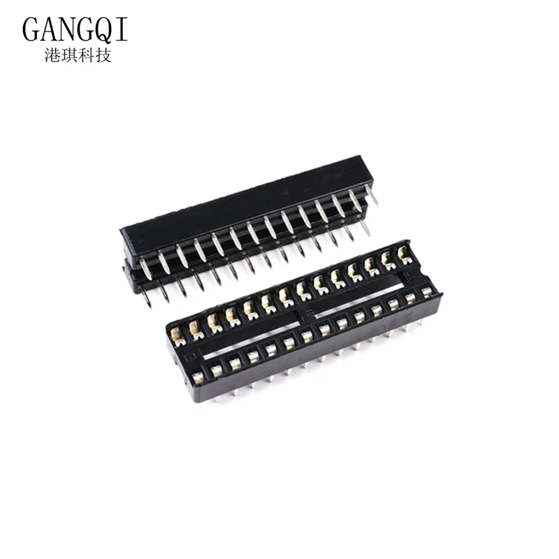 10PCS IC Sockets 2.54MM DIP6 DIP8 DIP14 DIP16 DIP18 DIP20 DIP28 DIP40 pins Connector DIP Socket 6 8 14 16 18 20 24 28 40 pin