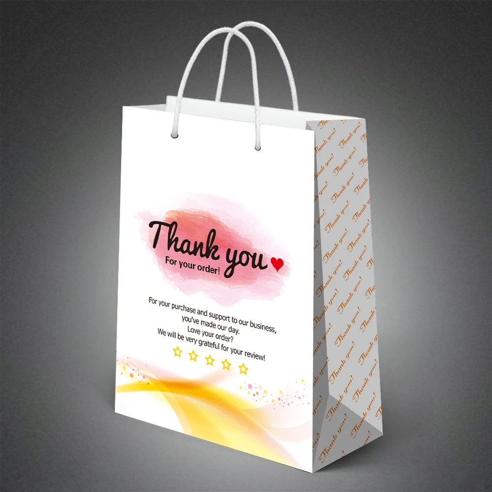 20pcs Paper Bag Gift Bags Packing Biscuits Food bread Cookie Nuts Snack Baking Package Takeout Eco-friendly Bag Custom Made